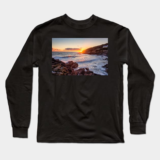 Limeslade Bay, Gower Long Sleeve T-Shirt by dasantillo